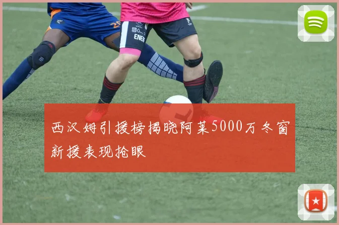 西汉姆引援榜揭晓阿莱5000万冬窗新援表现抢眼